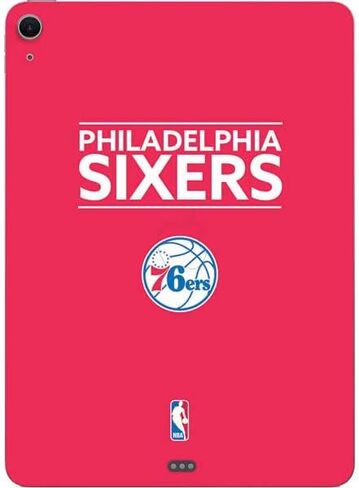 Skinit Skinit Tablet Skiner مع iPad Air 11in (2024-2025) - NBA Philadelphia 76ers Canvas مرخص رسميًا in Saudi Arabia
