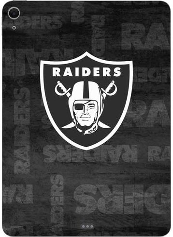 Skinit Skinit Tablet Tablet Concernal مع Ipad Air 11in (2024-2025) - NFL Las Vegas Raiders بالأبيض والرخص in Saudi Arabia