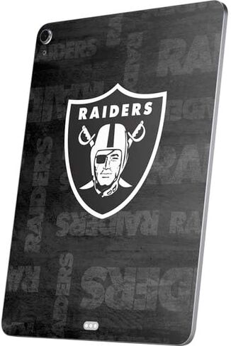 Skinit Skinit Tablet Tablet Concernal مع Ipad Air 11in (2024-2025) - NFL Las Vegas Raiders بالأبيض والرخص in Saudi Arabia