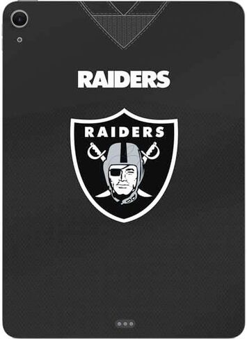 Skinit Skinit Tablet Tablet Concernal مع Ipad Air 11in (2024-2025) - NFL Las Vegas Raiders بالأبيض والرخص in Kuwait