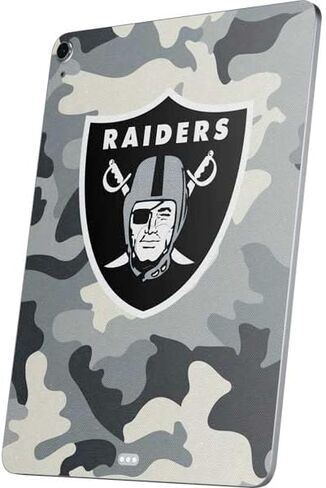 Skinit Skinit Tablet Tablet Concernal مع Ipad Air 11in (2024-2025) - NFL Las Vegas Raiders بالأبيض والرخص in Kuwait