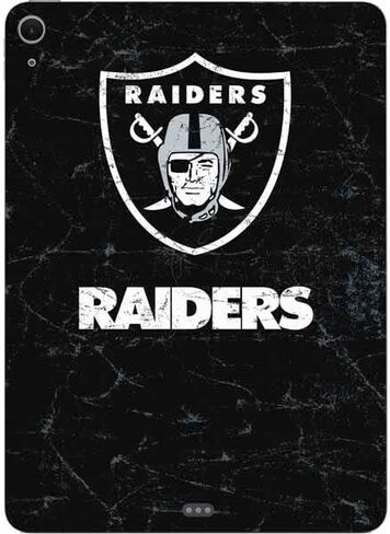 Skinit Skinit Tablet Tablet Concernal مع Ipad Air 11in (2024-2025) - NFL Las Vegas Raiders بالأبيض والرخص in Kuwait