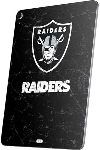 Skinit Skinit Tablet Tablet Concernal مع Ipad Air 11in (2024-2025) - NFL Las Vegas Raiders بالأبيض والرخص in Kuwait