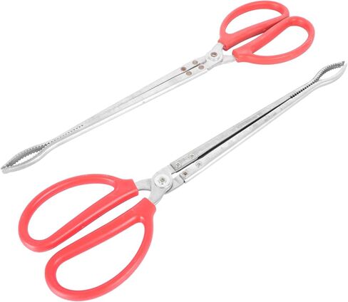 SAFIGLE 2pcs Stainless Steel Garbage Pliers Trash Grabber Tools for Easy Litter Collection and Cleanup Multi-Function Tongs for Household Use in Saudi Arabia