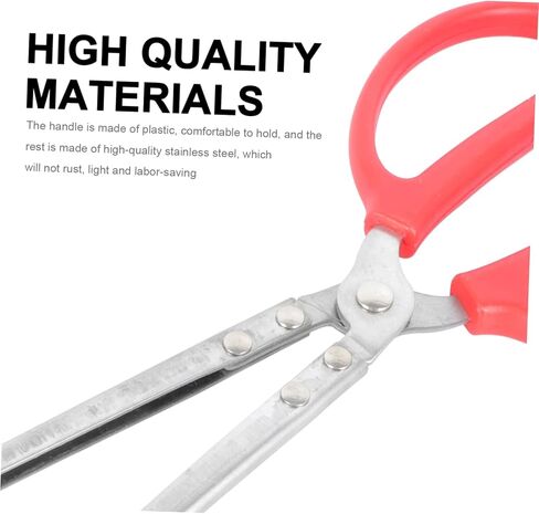 SAFIGLE 2pcs Stainless Steel Garbage Pliers Trash Grabber Tools for Easy Litter Collection and Cleanup Multi-Function Tongs for Household Use in Saudi Arabia