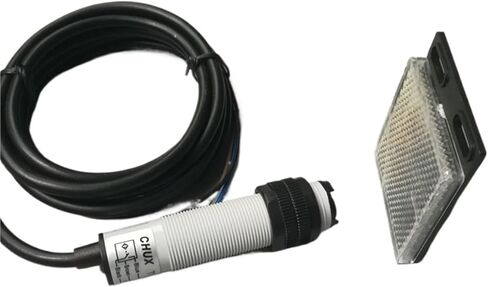 Npn Sensor Switch Reflector Mirror Type No+nc 4 Wires 2m Detect Distance E18-3b2nc in Saudi Arabia