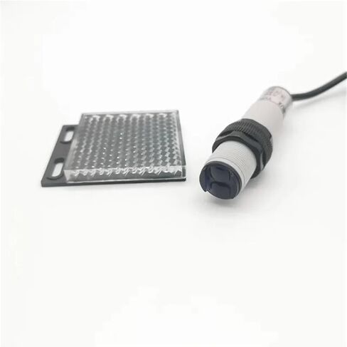 Npn Sensor Switch Reflector Mirror Type No+nc 4 Wires 2m Detect Distance E18-3b2nc in Saudi Arabia