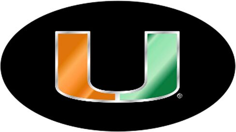 MIAMI HURRICANES Black Mirrored Hitch Receiver Cover in Saudi Arabia