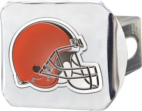 FANMATS 22549 Cleveland Browns Chrome Hitch Cover - 3D Color Emblem in Saudi Arabia