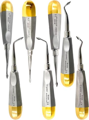 New Premium German Steel Bernard Dental Root TIP Elevator DISTAL Spade Set of 7 in Saudi Arabia