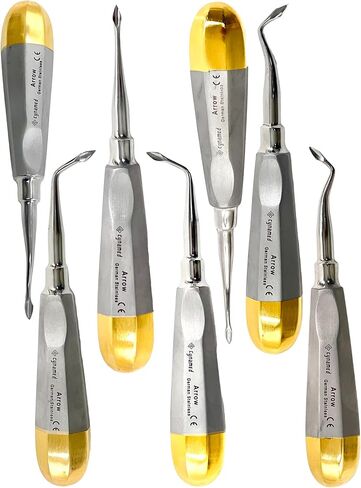 New Premium German Steel Bernard Dental Root TIP Elevator DISTAL Spade Set of 7 in Saudi Arabia