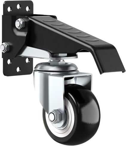 4pcs Workbench Caster kit 660 LBS Heavy Duty Retractable Casters Workbench Wheels All Steel Construction Urethane(720 LB) in Saudi Arabia