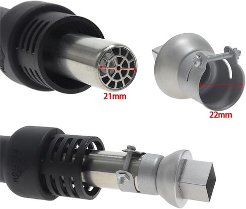 فوهة BGA SMD فوهة لحام 850 محطة لحام الهواء الساخن لفوهات WEP YIHUA 853AAA SAIKE ATTEN 909D 858D 8588D 858 (10pcs) in Saudi Arabia