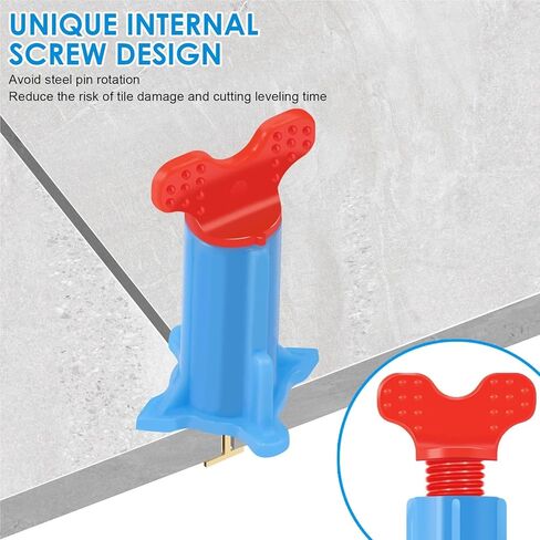 40/20PCS Tile Leveling System for Tile Laying Wall Leveler Wedges Alignment Spacers Fast Positioning Wall Tile Locator(20PCS) in Saudi Arabia