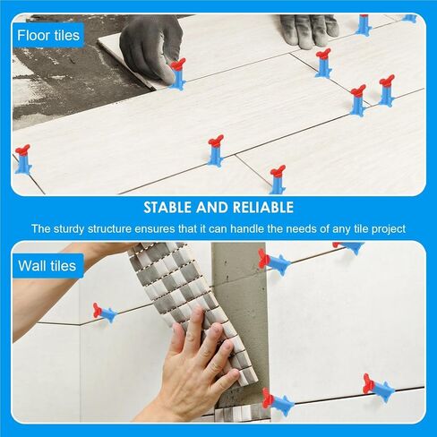 40/20PCS Tile Leveling System for Tile Laying Wall Leveler Wedges Alignment Spacers Fast Positioning Wall Tile Locator(20PCS) in Saudi Arabia