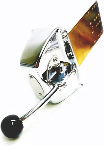 Pactrade Marine Single Lever Control مصنوعة من النحاس المطلي بالكروم للقارب in Saudi Arabia