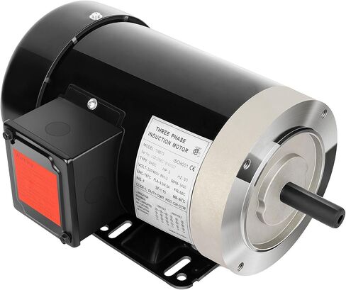 1.5HP Electric Motor 3450RPM General Purpose Three Phase Motor 56C TEFC 5/8" Shaft Diameter 2 Pole 60HZ 230/460V in Saudi Arabia