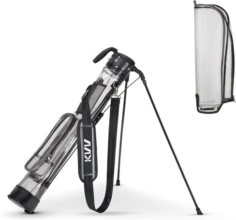KVV Lightweight Sunday Golf Stand Bag, Colorful Fashion Pitch and Putt Golf Bag (Black) in Kuwait