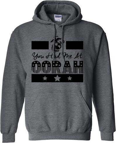 zerogravitee You Had Me at Oorah USMC Hooded Sweatshirt in Saudi Arabia