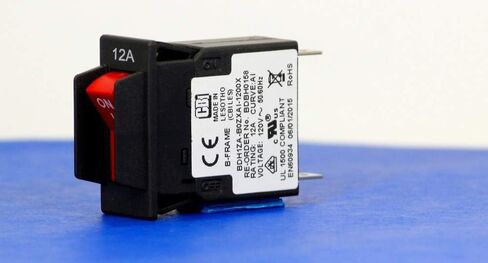 BDBH0158 (1 Pole, 12A, 120VAC, Quick Connect, Series Trip, UL Recognized (UL 1077)), Circuit Breaker, Hydraulic Magnetic, CBI in Saudi Arabia