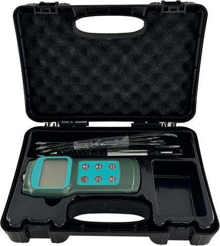 Fluorescence Dissolved Oxygen Analyzer DO Meter with DO Measuring Range 0.0~15.0 (mg/L)/0~119.9% Accuary ±3.0%FS 99 Pen Data Storage Altitude Compensation 0-1000m Salinity Compensation 0-42ppt in Saudi Arabia