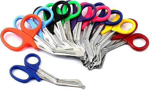 20 pcs EMT Trauma Shear Heavy Duty Assorted Rainbow, Ideal for EMS, Nurse, Medic, Police and Firefighter, Strong Enough to Cut A Penny in Half in Saudi Arabia