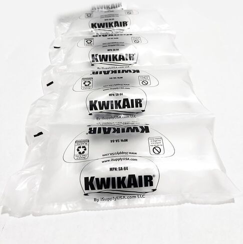 Kwik Air 342 Count 4x8 Air Pillows 40 Gallon 6.6 Cubic feet HDPE For Speed Air Void Fill Cushioning Shipping Packing Package (SA84PF-40) in Saudi Arabia