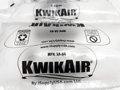 Kwik Air 342 Count 4x8 Air Pillows 40 Gallon 6.6 Cubic feet HDPE For Speed Air Void Fill Cushioning Shipping Packing Package (SA84PF-40) in Saudi Arabia