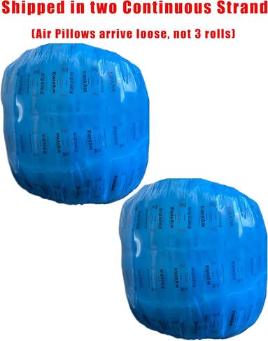 Kwik Air 342 Count 4x8 Air Pillows 40 Gallon 6.6 Cubic feet HDPE For Speed Air Void Fill Cushioning Shipping Packing Package (SA84PF-40) in Saudi Arabia