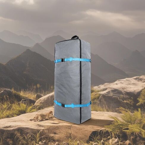 Large Capacity Outdoor Storage Bag, Oxford Fabric Duffel For Sports & Camping Equipment, Adjustable Backpack For Paddle Boards in Saudi Arabia