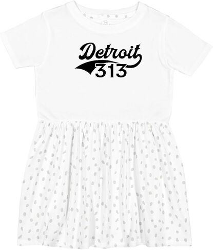 inktastic Detroit 313 Toddler Dress in Kuwait