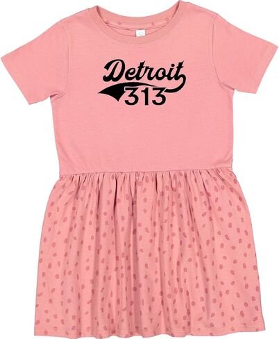 inktastic Detroit 313 Toddler Dress in Kuwait