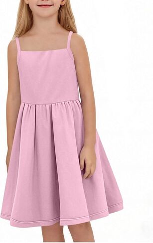 Tween Girls Sundress Spaghetti Strap Summer Bress in Kuwait