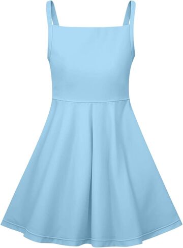 Tween Girls Sundress Spaghetti Strap Summer Bress in Kuwait