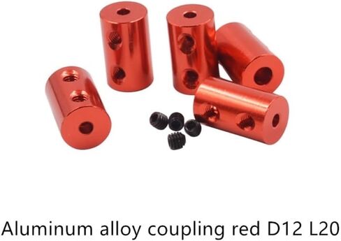 1pcs Aluminum Alloy Coupling Diameter 12mm Length 20mm 3D Printers Flexible Shaft Coupler Screw for Stepper Motor(2mm to 4mm) in Saudi Arabia