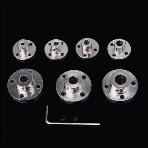 1pcs شفة صلابة الصلبة دليل محرك رمح موصل محرك 3mm 4mm 5mm 6mm 7mm 8mm 10mm التجويف (4 مم) in Kuwait