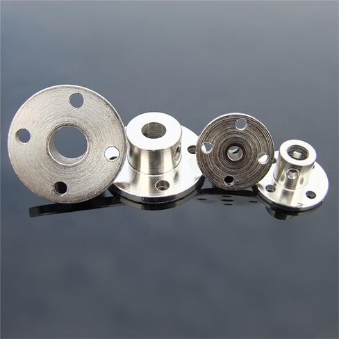 1pcs Flange Shaft Axis Bearing Fittings 3mm 3.17mm 4mm 5mm 6mm 7mm 8mm Motor Guide Shaft Rigid Coupling Coupler Motor Connector(8mm) in Saudi Arabia