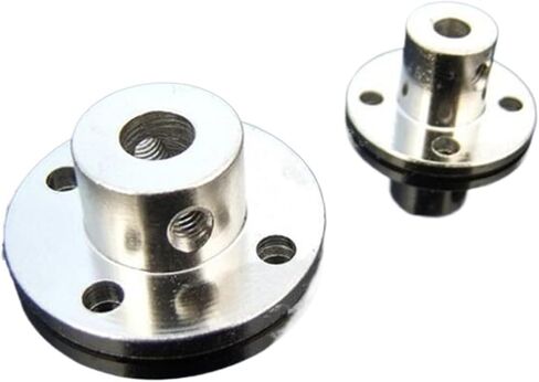 1pcs Flange Shaft Axis Bearing Fittings 3mm 3.17mm 4mm 5mm 6mm 7mm 8mm Motor Guide Shaft Rigid Coupling Coupler Motor Connector(8mm) in Saudi Arabia