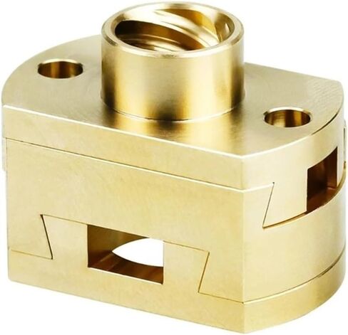 1pcs 18mm Brass Nut Coupling Z Axis Screw Coupling for 3D Printers in Saudi Arabia