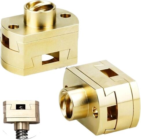 1pcs 18mm Brass Nut Coupling Z Axis Screw Coupling for 3D Printers in Saudi Arabia