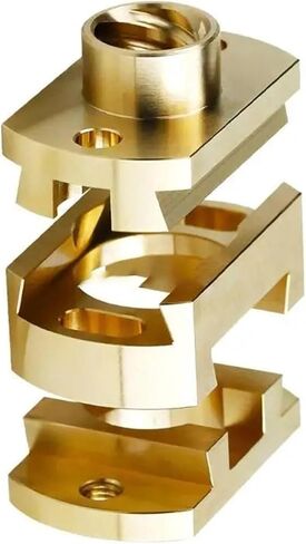 1pcs 18mm Brass Nut Coupling Z Axis Screw Coupling for 3D Printers in Saudi Arabia