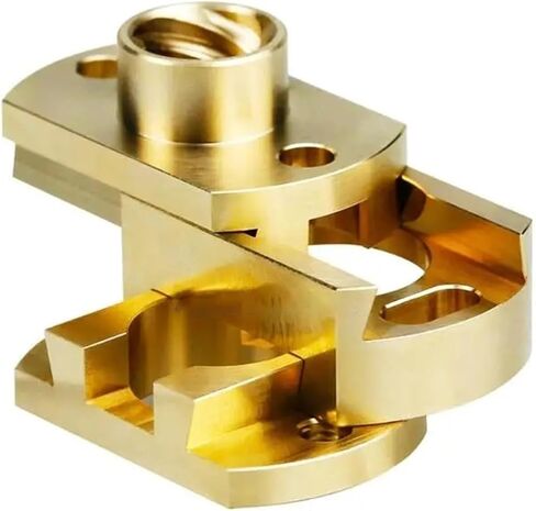 1pcs 18mm Brass Nut Coupling Z Axis Screw Coupling for 3D Printers in Saudi Arabia