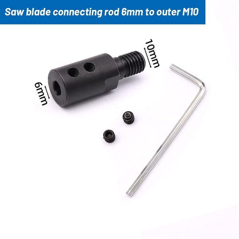 M10 Bushing Saw Blade Adapter 6mm 8mm 10mm 14mm Shaft Connecting for Saw Blade Connection Joints Coupling Chuck Adapter(8mm) in Saudi Arabia