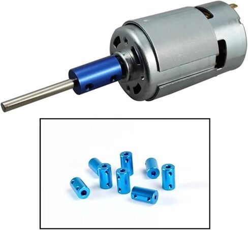 1pcs DC Motor Shaft Couplings Shaft 8mm Coupling 4x4mm 4x6mm 4x8mm 5x5mm 6x6mm 6x8mm 8x8mm Coupler Motor Shaft(6mm x 6mm) in Saudi Arabia