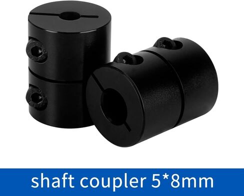 5pcs Rigid Coupling Shaft Coupler Stepper Motor Couplings 5x8x25mm 3D Printer Connecting Lead Screw Step Motor(Silver) in Saudi Arabia
