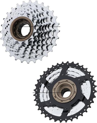 Bicycle Cassette, 6-9 Speed ​​(13-32T) Rust-Proof Disc with Triple Nickel Plating, Bicycle Freewheel for MTB, Road, and Mountain Bikes (8Gang 13-28T) in Saudi Arabia