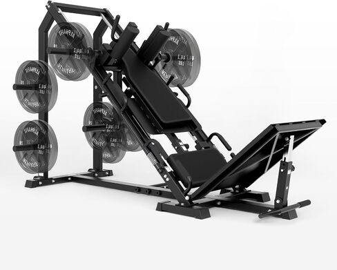 4 in 1 Leg Press Hack Squat Machine Combo, Professional Adjustable Leg Press Machine for Home Gym with Linear Bearing, 45 Degree Lower Body Training for Glutes, Calves, Quads, Hamstring, Home Gym Leg in Saudi Arabia