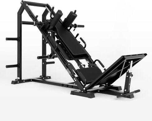 4 in 1 Leg Press Hack Squat Machine Combo, Professional Adjustable Leg Press Machine for Home Gym with Linear Bearing, 45 Degree Lower Body Training for Glutes, Calves, Quads, Hamstring, Home Gym Leg in Saudi Arabia