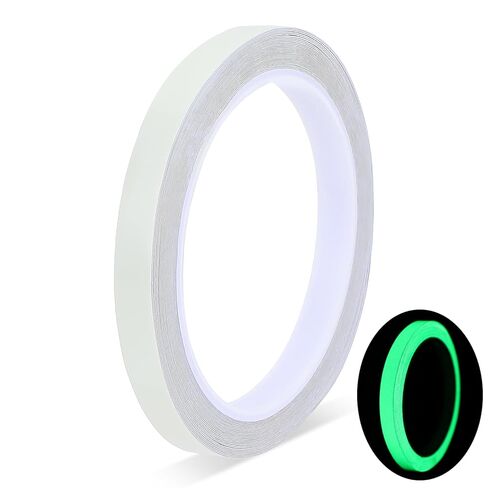 GlowTape: 27ft x 0.4in Waterproof, Luminous Tape - Glows in Dark for Stage, Stair, Outdoor Use in Saudi Arabia