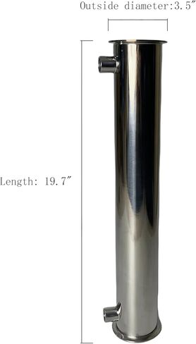 3 بوصة بندقية المكثف الصلب المقاوم للصدأ 500 مم in Kuwait